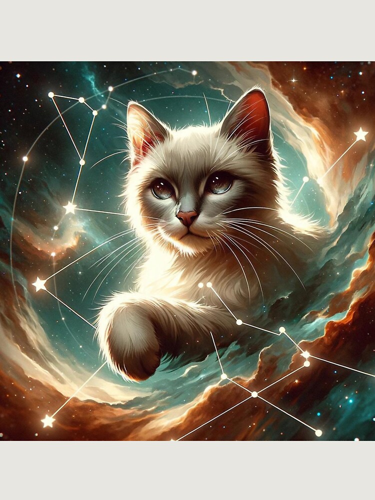 Thumbnail 6 von 6, Premium Oversized Pullover, Virgo: Analytical Cat, Practical Perfectionist designt und verkauft von ZodiBlend.