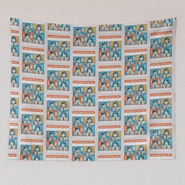 Item preview, Aesthetic Funny Let's Find a Cure for Stupid People Vintage designed and sold by roboartpixel.