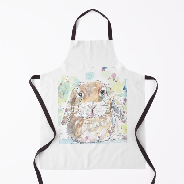 Item preview, Lop Rabbit Portrait. designed and sold by DebTheZeb.