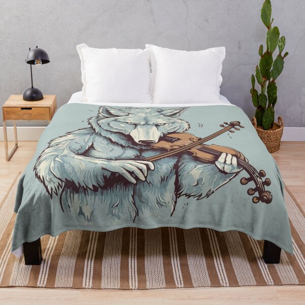 Item preview, Wolf Playing Violin designed and sold by Amir Faysal.