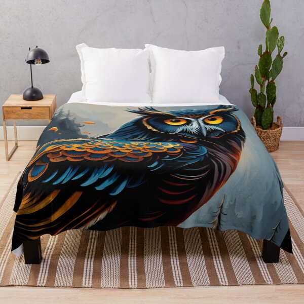 Item preview, Black Owl, Ai Generated Art designed and sold by ACC .