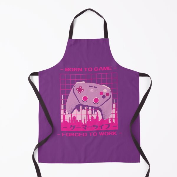 Item preview, Born to Game, Forced to Work - All Pink designed and sold by trossi.