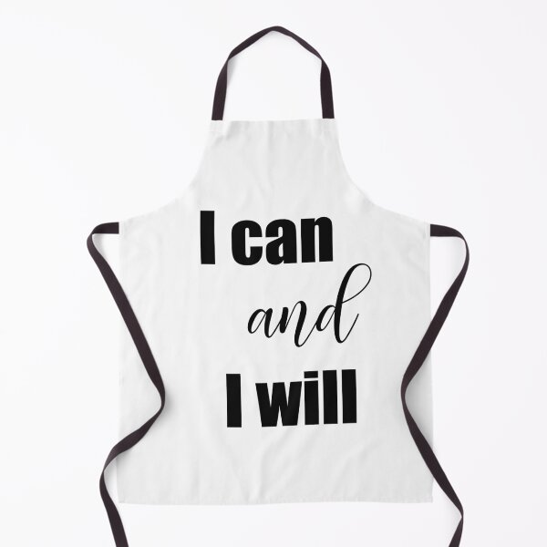 Item preview, I can and I will, motivational quote designed and sold by Aryam Quotes.