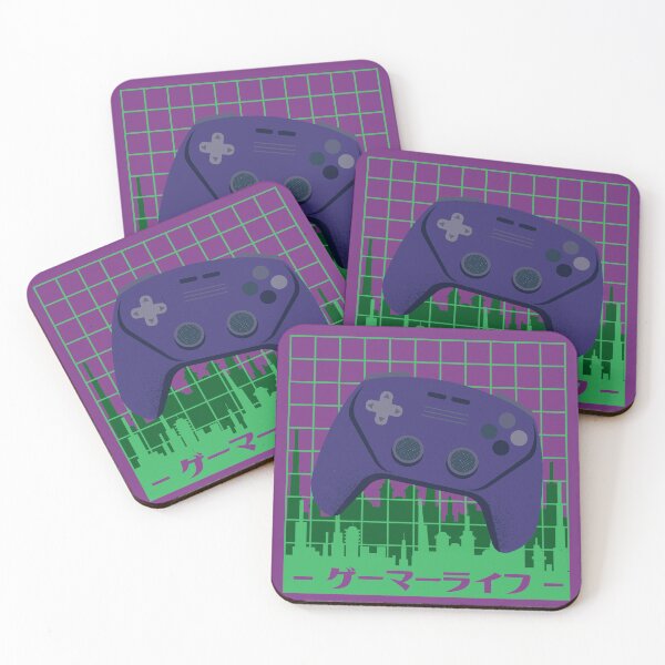Item preview, Born to Game, Forced to Work - blue and green designed and sold by trossi.