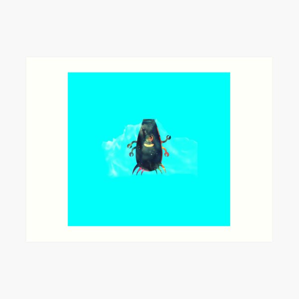 Twee - The Little Aquatic Monster Art Print