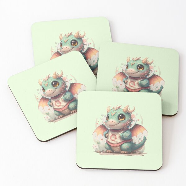 Aperçu de l'œuvre Lettre de dragon mignon O créée et vendue par Itsheartshop.