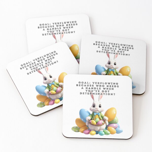 Item preview, Overflowing with Joy! This Easter Basket Says "Determination, Not Handles! designed and sold by PING 999 STUDIO.