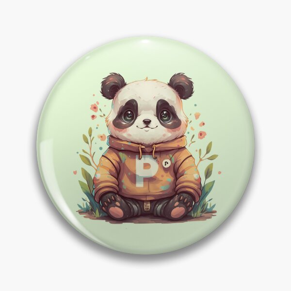 Artikelvorschau, Niedlicher Panda-Buchstabe P entworfen und verkauft von Itsheartshop.