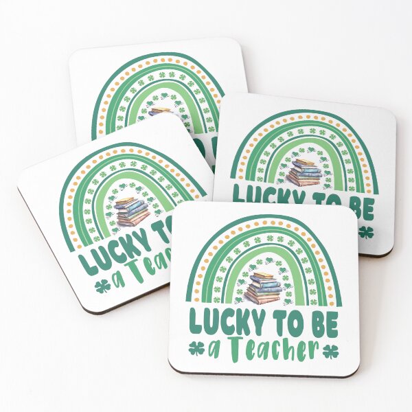 Item preview, Lucky to be a teacher on St. Patricks Day designed and sold by HandicraftArt.