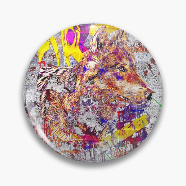 Item preview, wolf wall grafitti designed and sold by Dhirendra Rajpurohit.