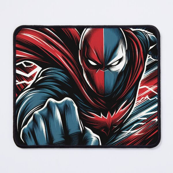 Item preview, Dynamic Red and Blue Superhero Logo designed and sold by ByteyCreatives.