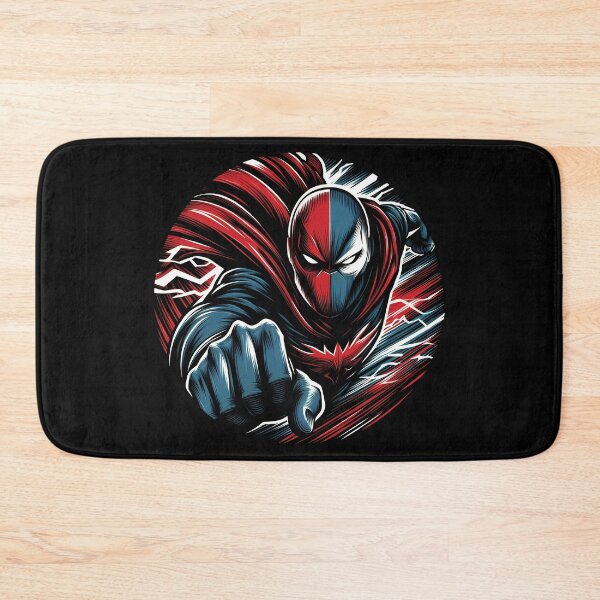 Item preview, Dynamic Red and Blue Superhero Logo designed and sold by ByteyCreatives.