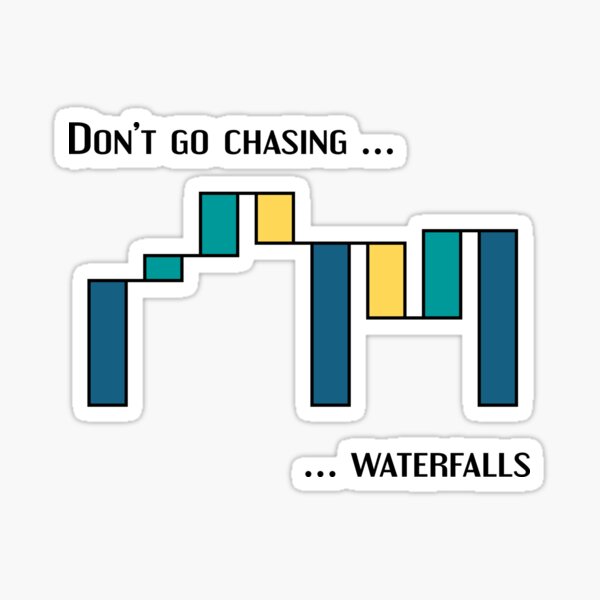 Item preview, Don't go chasing waterfall charts designed and sold by KerryKolosko.