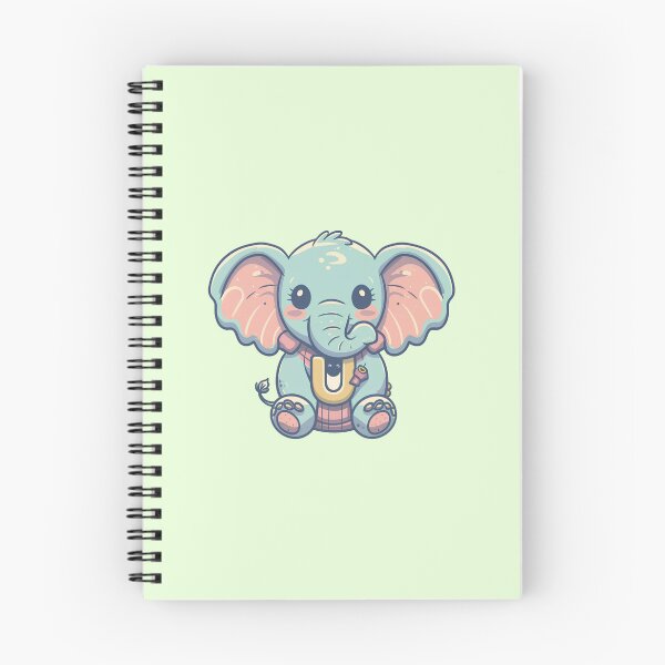 Artikelvorschau, Niedlicher Elefant-Buchstabe U entworfen und verkauft von Itsheartshop.