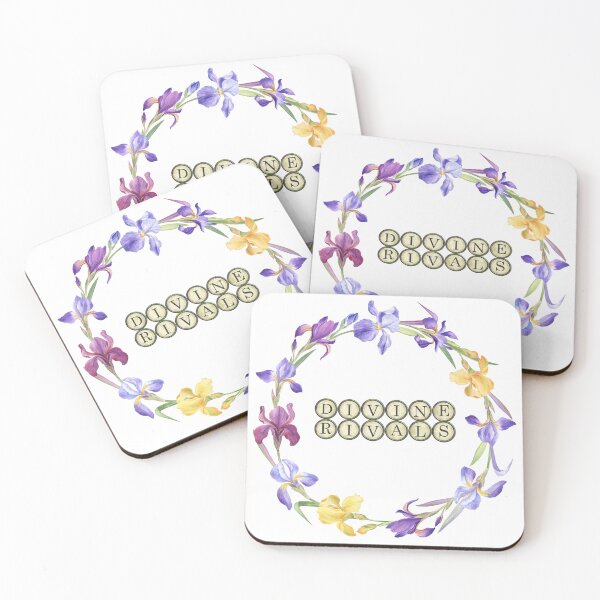 Item preview, Divine Rivals Artwork with Irises designed and sold by BookishApparell.
