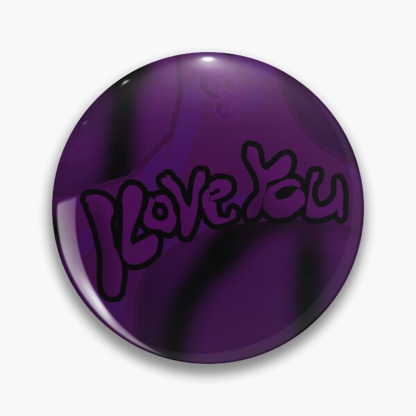 Item preview, I love You (Purple Dark) designed and sold by skullbal.