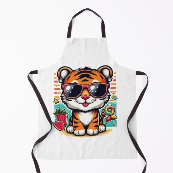 Item preview, "Tiger with sunglasses":Cute Tiger that is Wearing Sunglasses designed and sold by Obinne.