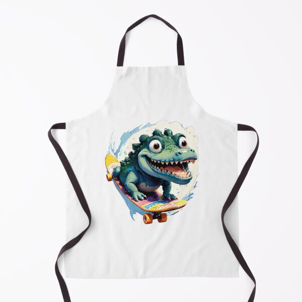 Item preview, Crocodile On Skateboard (Sea) designed and sold by KeopsMurat.