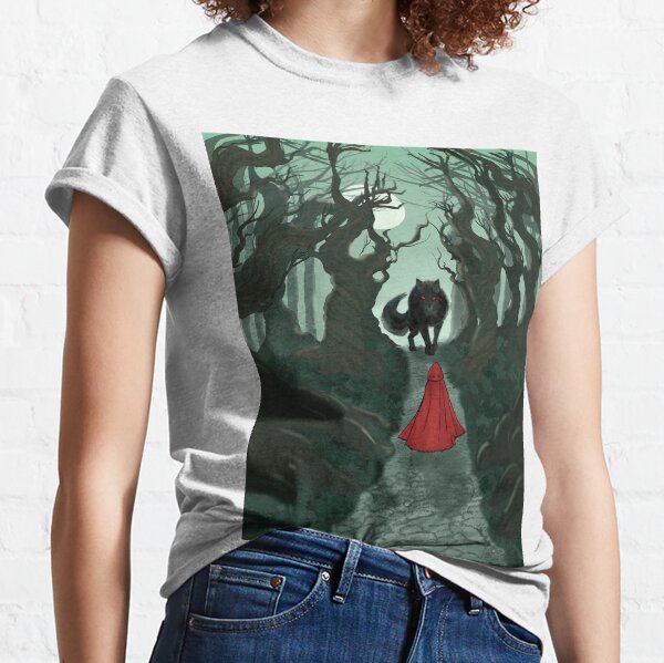 T-shirt met outlet wolf print