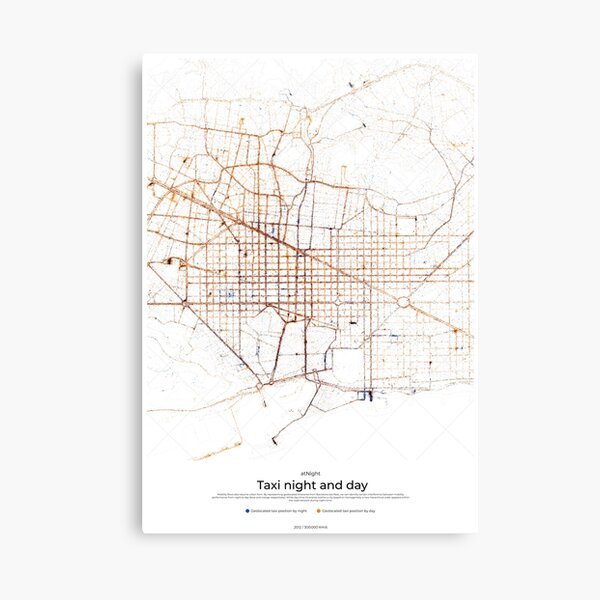 Taxi night and day Canvas Print