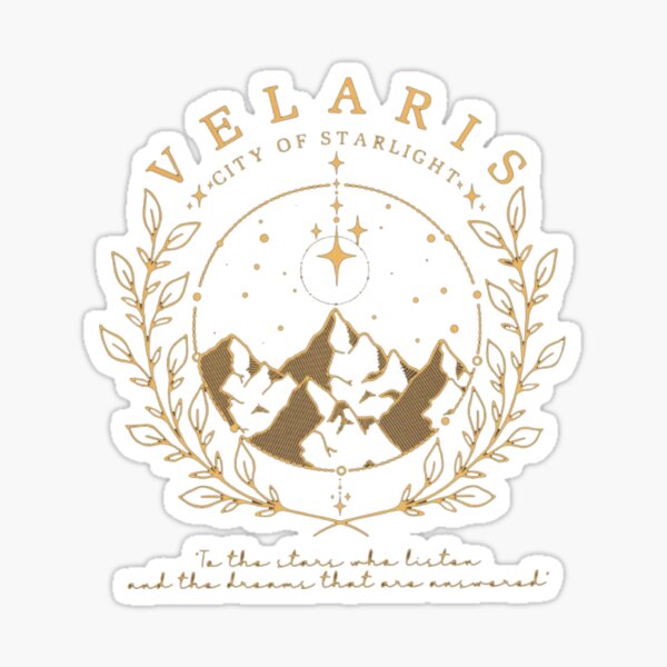 Item preview, Velaris City Of Starlight Vintage designed and sold by Cute Shark.