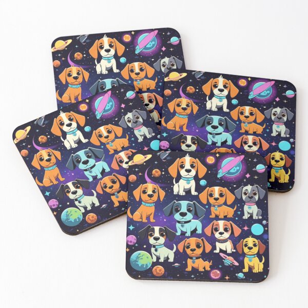 Item preview, Space puppies  designed and sold by paintandwhisker.