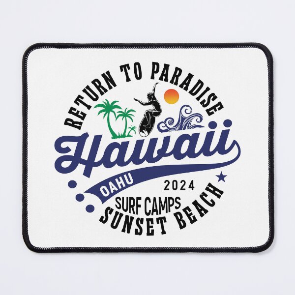 Item preview, Sunset Beach Oahu - Hawaii Surf Camps designed and sold by eclecTEEq.