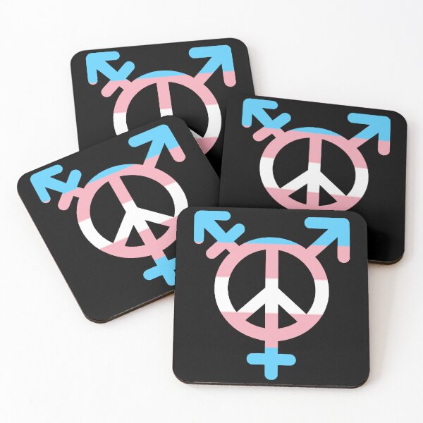 Item preview, Peace, Love, and Transgender Unity Symbol designed and sold by PrideDownUnder.