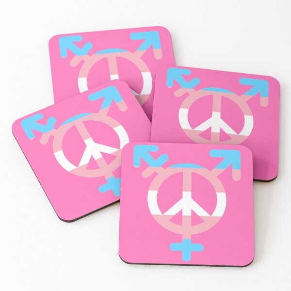 Item preview, Peace, Love, and Transgender Unity Symbol designed and sold by PrideDownUnder.
