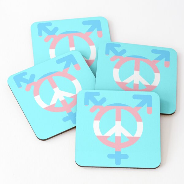 Item preview, Peace, Love, and Transgender Unity Symbol designed and sold by PrideDownUnder.