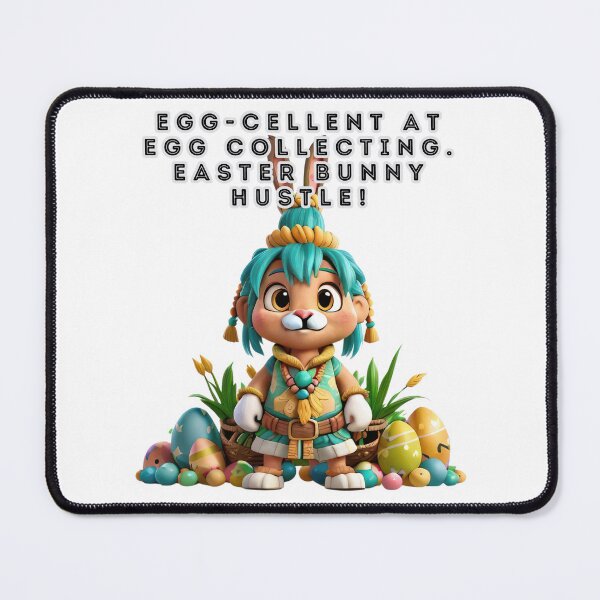 Item preview, Maori Easter Bunny: Egg-cellent Egg Collector in Traditional Attire designed and sold by RvinJo8.