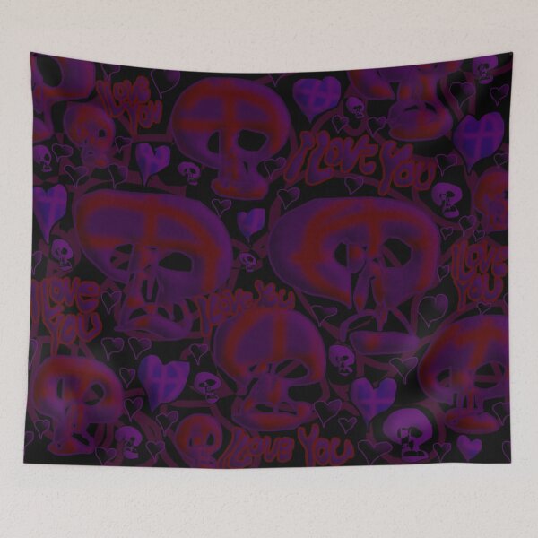 Item preview, I love You (Red Violet) designed and sold by skullbal.
