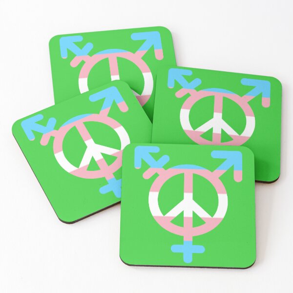 Item preview, Peace, Love, and Transgender Unity Symbol designed and sold by PrideDownUnder.