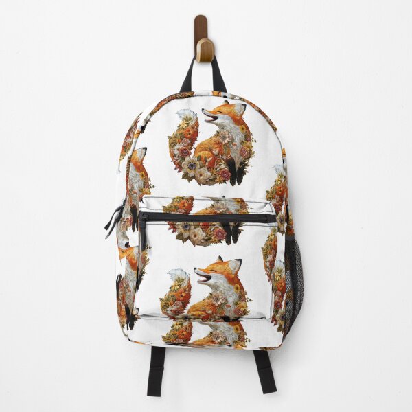 Item preview, Embroidered cutting fox in flowers. Wild Red fox designed and sold by Anastasiia Yurevych.