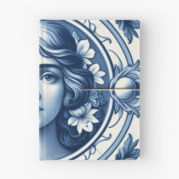 Item preview, Delft Tile With Woman Face No.4 designed and sold by ArtNook777.