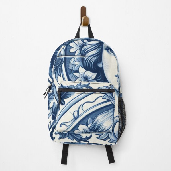 Item preview, Delft Tile With Woman Face No.4 designed and sold by ArtNook777.