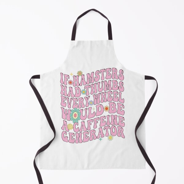 Item preview, If Hamsters Had Thumbs, Every Wheel Would Be a Caffeine Generator Groovy Retro designed and sold by ColorFlick.