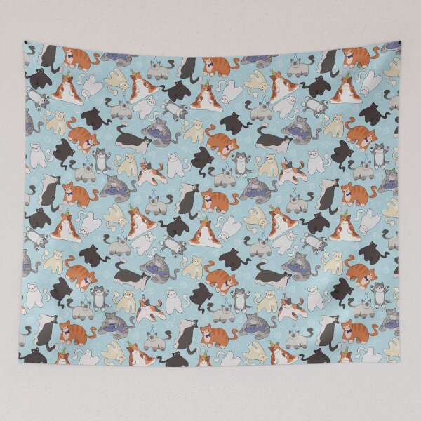 Item preview, many small cats batch designed and sold by papercreatyre.
