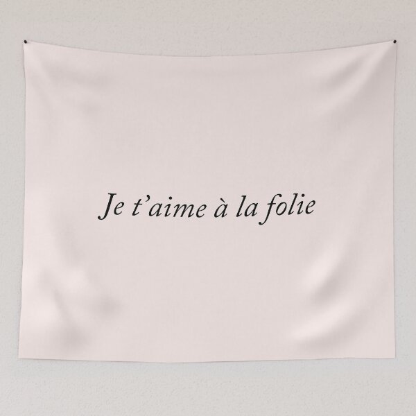 Aperçu de l'œuvre Je t'aime à la folie créée et vendue par kassiopeiia.