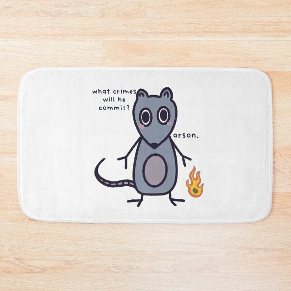 Item preview, rat boi flaming trash designed and sold by lumidumi.
