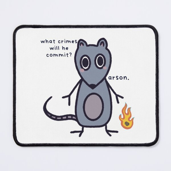 Item preview, rat boi flaming trash designed and sold by lumidumi.