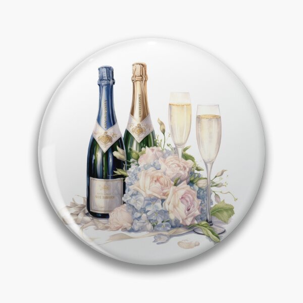 Item preview, Wedding wine with flowers designed and sold by ArtemisDesignss.