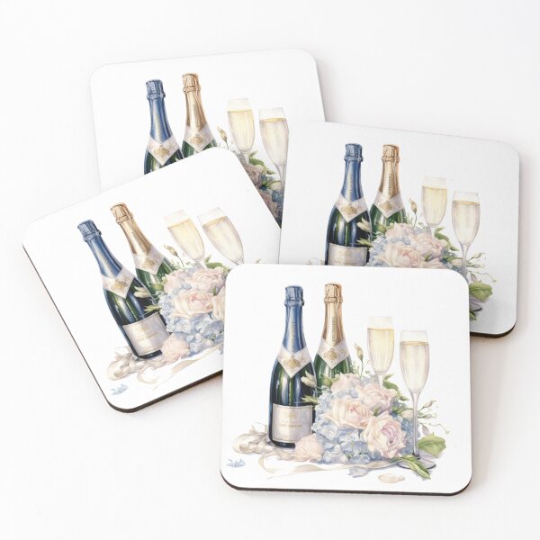 Item preview, Wedding wine with flowers designed and sold by ArtemisDesignss.