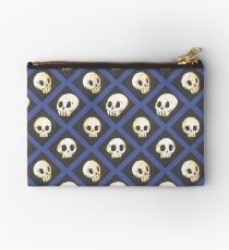 Tiling Skulls 4/4 - Blue Studio Pouch
