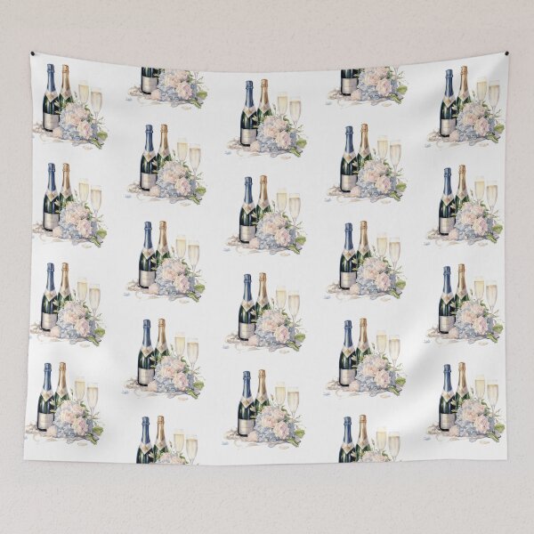 Item preview, Wedding wine with flowers designed and sold by ArtemisDesignss.