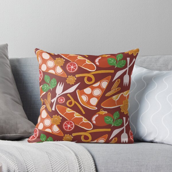 Item preview, Italian dinner pattern (bold, graphic illustration) designed and sold by Julia Tsilman.