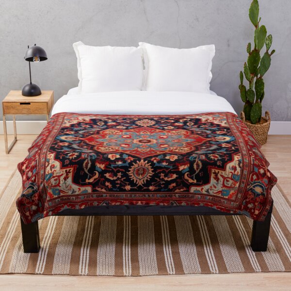 Item preview, Vintage Oriental Persian Carpet Pattern designed and sold by GrinGalore.