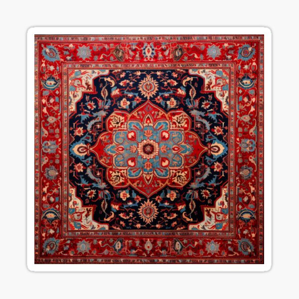 Item preview, Vintage Oriental Persian Carpet Pattern designed and sold by GrinGalore.