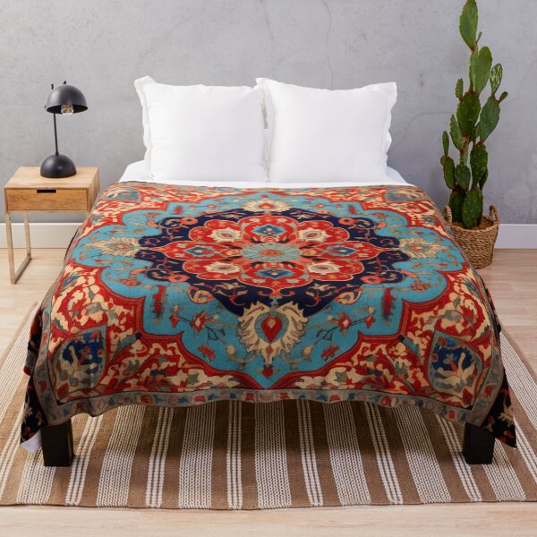 Item preview, Azure Oriental Persian Wonderful Carpet designed and sold by GrinGalore.