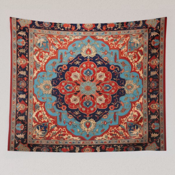 Item preview, Azure Oriental Persian Wonderful Carpet  designed and sold by GrinGalore.